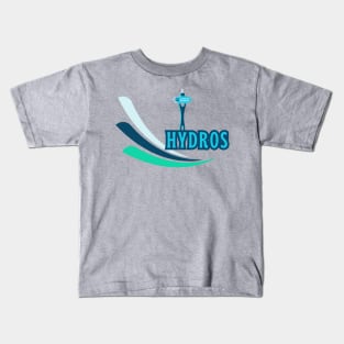 HYDROS and SPACE NEEDLE Seattle Style Kids T-Shirt